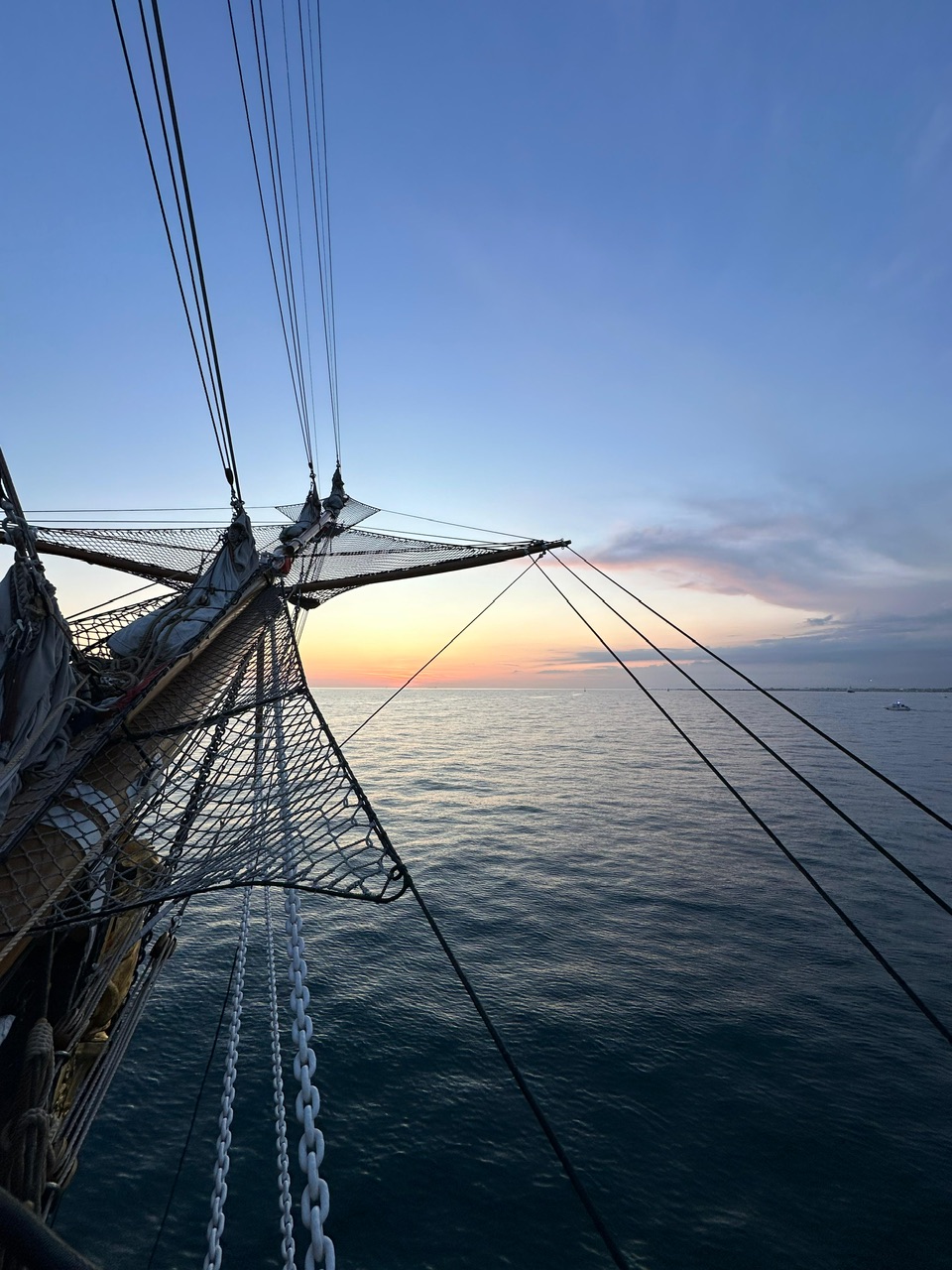 Il passaggio dell''Amerigo Vespucci